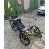 ležadlový bicykel s elektromotorom