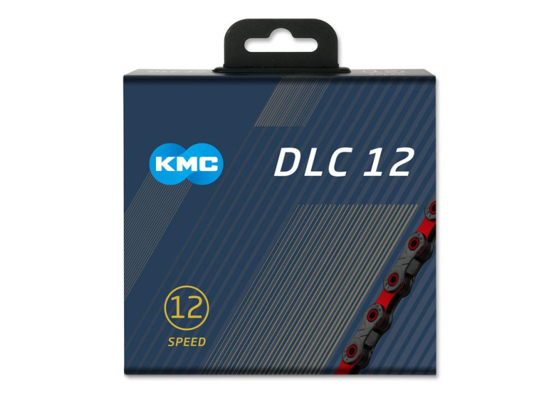 Reťaz KMC DLC 12 Black/Red, 12 Speed