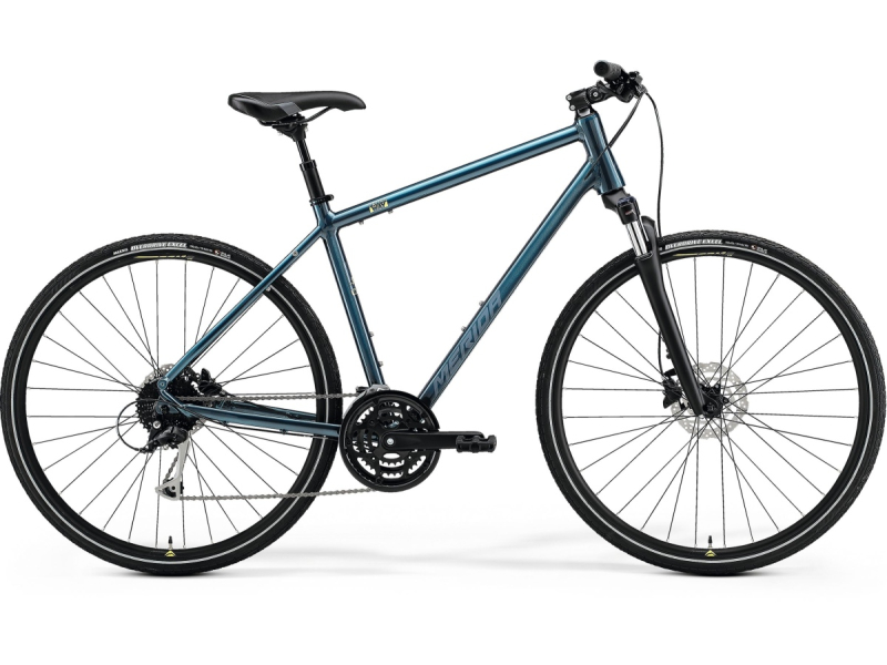 Merida CROSSWAY 100 teal modrý(limetkový) 2021